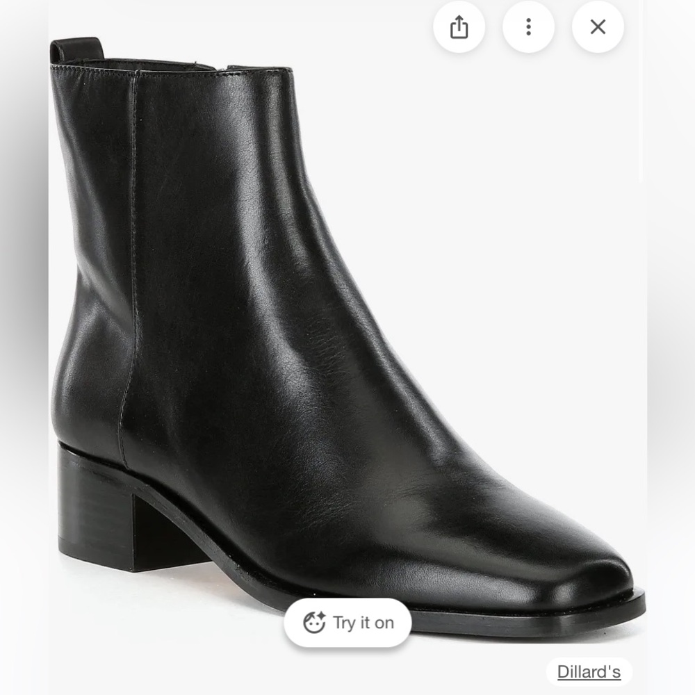 Antonio Melani Roxie Leather Dress Booties